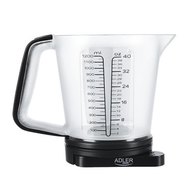 Кухонные весы Adler AD 3178 с чашкой 1200 мл Черный (100391855) Кухонные весы Adler AD 3178 с чашкой 1200 мл Черный (100391855)