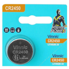 Батарейка літієва Vinnic CR2450 (BAT021)