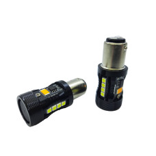 Комплект світлодіодних ламп Starlight LED SL-CB7 Canbus P21/5W BAY15D DRL + поворот 12V 2 шт Біло-помаранчевий