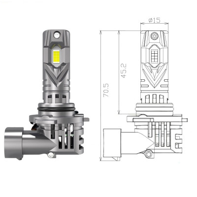 Комплект світлодіодних ламп Starlight TechStar +150% HB4 9006 5500K 9-16V 2 шт Білий Комплект світлодіодних ламп Starlight TechStar +150% HB4 9006 5500K 9-16V 2 шт Білий