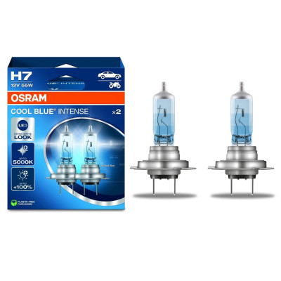 Комплект галогеновых ламп Osram 64210CBN-2HB H7 Cool Blue Intense Next Gen +100% 55W 12V PX26d 2 шт Теплый белый