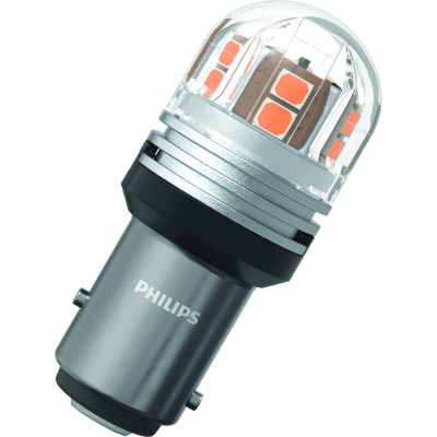 Комплект світлодіодних ламп Philips 11499AU70X2 PY21/5W LED Ultinon Pro7000 BAY15d 12/24V 2 шт Помаранчевий