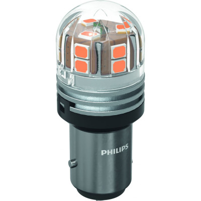 Комплект світлодіодних ламп Philips 11499AU70X2 PY21/5W LED Ultinon Pro7000 BAY15d 12/24V 2 шт Помаранчевий Комплект світлодіодних ламп Philips 11499AU70X2 PY21/5W LED Ultinon Pro7000 BAY15d 12/24V 2 шт Помаранчевий