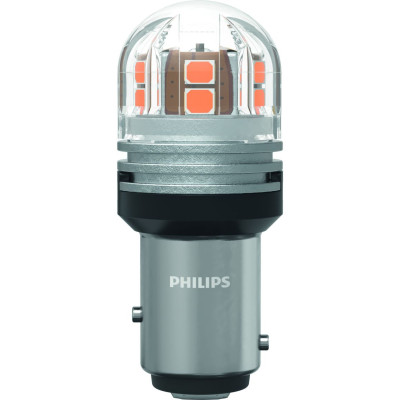 Комплект світлодіодних ламп Philips 11499AU70X2 PY21/5W LED Ultinon Pro7000 BAY15d 12/24V 2 шт Помаранчевий Комплект світлодіодних ламп Philips 11499AU70X2 PY21/5W LED Ultinon Pro7000 BAY15d 12/24V 2 шт Помаранчевий