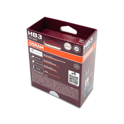 Комплект галогенових ламп Osram 9005NL-2HB HB3 Night Breaker Laser +150% 60W 12V P20d 2 шт Жовтий Комплект галогенових ламп Osram 9005NL-2HB HB3 Night Breaker Laser +150% 60W 12V P20d 2 шт Жовтий