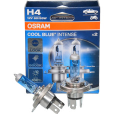 Комплект галогеновых ламп Osram 64193CBN-2HB H4 Cool Blue Intense Next Gen +100% 60/55W 12V P43t 2 шт Теплый белый