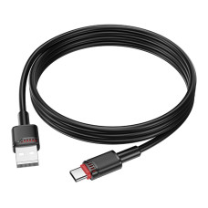 Кабель синхронизации Borofone BX110 Premium USB to Type C 3A 1м Black (37241_3611058)
