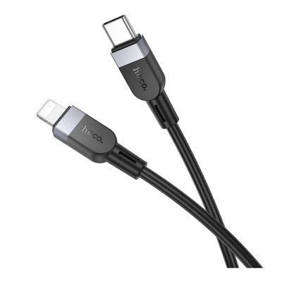 Кабель синхронізації Hoco X109 Silicone PD27W/3A Type-C to Lightning 1m Black (35917_3605820) Кабель синхронізації Hoco X109 Silicone PD27W/3A Type-C to Lightning 1m Black (35917_3605820)
