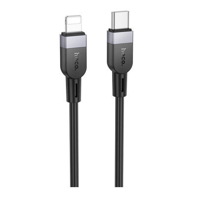 Кабель синхронізації Hoco X109 Silicone PD27W/3A Type-C to Lightning 2m Black (35918_3605821) Кабель синхронізації Hoco X109 Silicone PD27W/3A Type-C to Lightning 2m Black (35918_3605821)