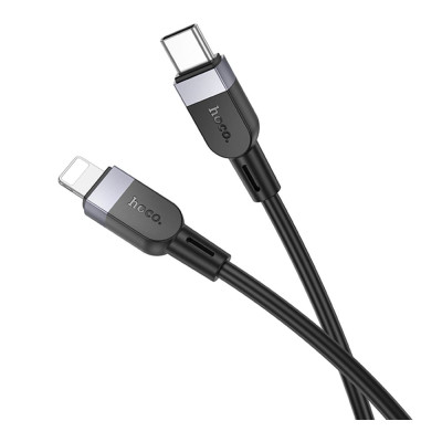 Кабель синхронізації Hoco X109 Silicone PD27W/3A Type-C to Lightning 2m Black (35918_3605821) Кабель синхронізації Hoco X109 Silicone PD27W/3A Type-C to Lightning 2m Black (35918_3605821)