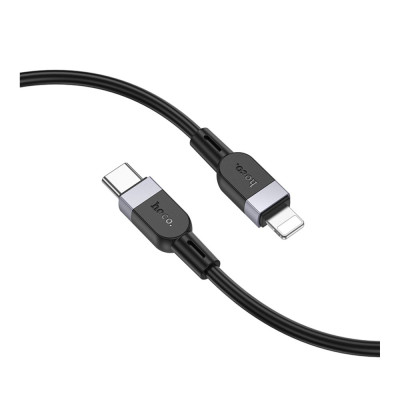 Кабель для заряджання та передачі даних USB Hoco X109 Silicone PD27W /3A Type-C to Lightning 3m Black (35919_3605822) Кабель для заряджання та передачі даних USB Hoco X109 Silicone PD27W /3A Type-C to Lightning 3m Black (35919_3605822)
