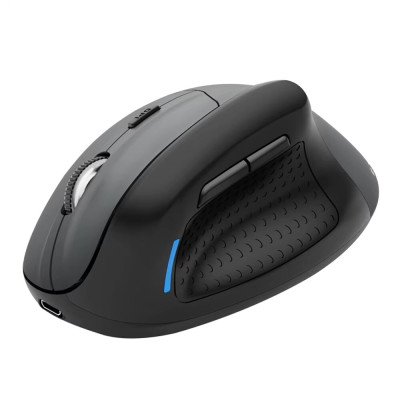 Вертикальна миша бездротова E-YOOSO X45 2.4 gHz Bluetooth Чорний