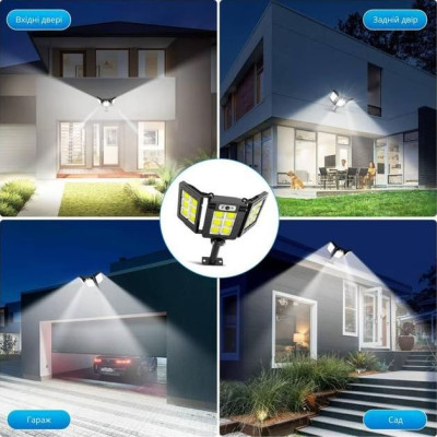 Вуличний LED світильник UrbanLight IP65 3 режими Чорний (KY887P) Вуличний LED світильник UrbanLight IP65 3 режими Чорний (KY887P)
