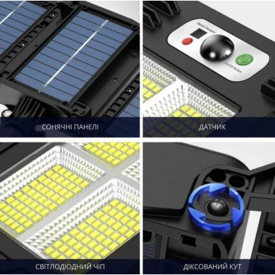 Вуличний LED світильник UrbanLight IP65 3 режими Чорний (KY887P) Вуличний LED світильник UrbanLight IP65 3 режими Чорний (KY887P)