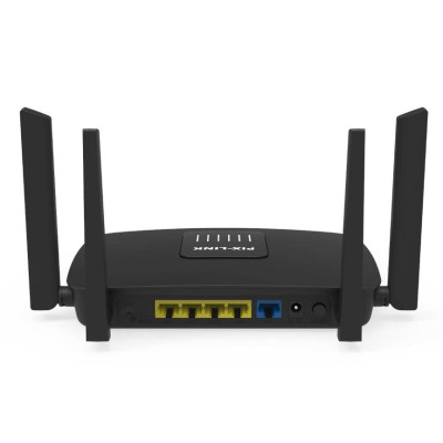 Маршрутизатор WI-FI роутер Pix-Link 4 антенны LV-AC06 Двухдиапазонный 5 ГГц Black (17611-hbr) Маршрутизатор WI-FI роутер Pix-Link 4 антенны LV-AC06 Двухдиапазонный 5 ГГц Black (17611-hbr)