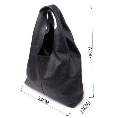 Шоппер женский Grande Pelle 2в1 22881 38х35х12 см Черный Шоппер женский Grande Pelle 2в1 22881 38х35х12 см Черный
