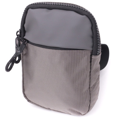 Слінг сумка для подорожей Vintage 22869 11х15,5х2,5 см Сірий