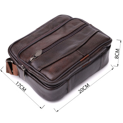 Сумка с ручкой для мужчин Vintage 22940 20х17х8 см Коричневый Сумка с ручкой для мужчин Vintage 22940 20х17х8 см Коричневый
