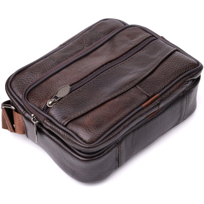 Сумка с ручкой для мужчин Vintage 22940 20х17х8 см Коричневый Сумка с ручкой для мужчин Vintage 22940 20х17х8 см Коричневый