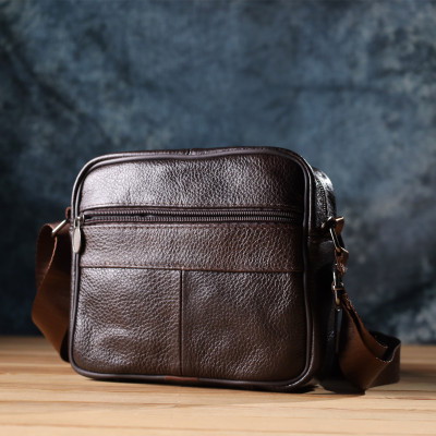 Сумка с ручкой для мужчин Vintage 22940 20х17х8 см Коричневый Сумка с ручкой для мужчин Vintage 22940 20х17х8 см Коричневый