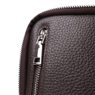 Сумка бананка Grande Pelle 22878 15х20,5х4 см Коричневий Сумка бананка Grande Pelle 22878 15х20,5х4 см Коричневий