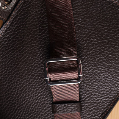 Сумка бананка Grande Pelle 22878 15х20,5х4 см Коричневий Сумка бананка Grande Pelle 22878 15х20,5х4 см Коричневий