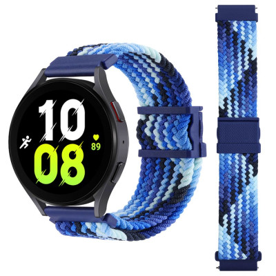 Ремінець Universal 22mm Elastic Adjustment Samsung/Amazfit/Huawei Colorful Blue (35722_3577950) Ремінець Universal 22mm Elastic Adjustment Samsung/Amazfit/Huawei Colorful Blue (35722_3577950)