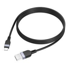 Кабель синхронізації Hoco X109 Silicone 2.4A USB to Lightning 1m Black (35923_3605828)