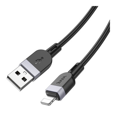 Кабель синхронізації Hoco X109 Silicone 2.4A USB to Lightning 1m Black (35923_3605828) Кабель синхронізації Hoco X109 Silicone 2.4A USB to Lightning 1m Black (35923_3605828)