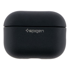 Футляр з нейлоновим шнурком Spigen Leather Armor Airpods 4 Black (36331_3607337)