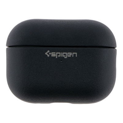 Футляр з нейлоновим шнурком Spigen Leather Armor Airpods 4 Black (36331_3607337)