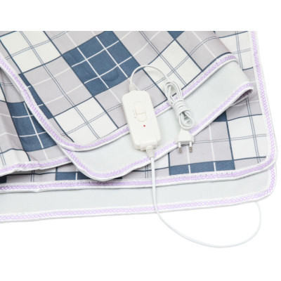 Електропростирадло Warm Home NS-IB6 160x120 см Сіро-синій (3_06395) Електропростирадло Warm Home NS-IB6 160x120 см Сіро-синій (3_06395)
