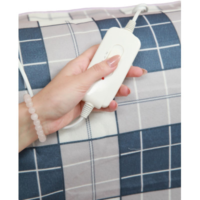 Електропростирадло Warm Home NS-IB6 160x120 см Сіро-синій (3_06395) Електропростирадло Warm Home NS-IB6 160x120 см Сіро-синій (3_06395)