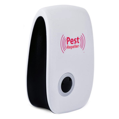 Электронный отпугиватель для насекомых No Brand Pest Repeller 9x3x6 см Бело-черный (2104618538)