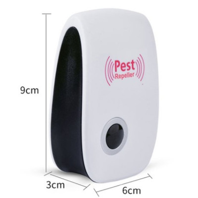 Электронный отпугиватель для насекомых No Brand Pest Repeller 9x3x6 см Бело-черный (2104618538) Электронный отпугиватель для насекомых No Brand Pest Repeller 9x3x6 см Бело-черный (2104618538)
