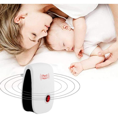 Электронный отпугиватель для насекомых No Brand Pest Repeller 9x3x6 см Бело-черный (2104618538) Электронный отпугиватель для насекомых No Brand Pest Repeller 9x3x6 см Бело-черный (2104618538)