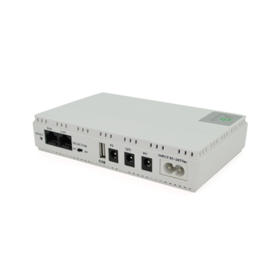 ДБЖ Voltronic DC1018P/10400 для роутерів комутаторів PON/POE-430 10400mAh Білий (12105)