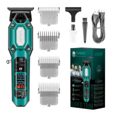 Машинка для стрижки волос VGR V-900 Barber Зеленый (2527111768)