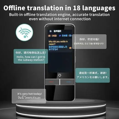 Переводчик голосовой Translator F6 AI Wi-Fi 139 языков (2537468543) Переводчик голосовой Translator F6 AI Wi-Fi 139 языков (2537468543)