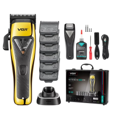 Машинка для стрижки VGR V-015 Pro 7Вт 2500 мАч Желтый (2567341521)
