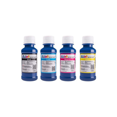 Комплект сублімаційного чорнила INKSYSTEM Epson S22 100 мл 4 шт Різнокольоровий (2224)