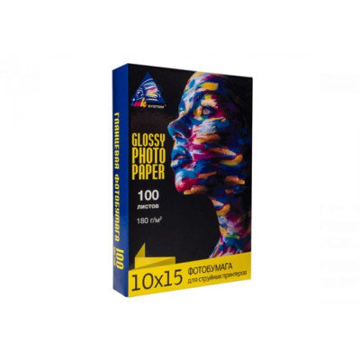 Глянцевий фотопапір INKSYSTEM Glossy Photo Paper 180g 10x15 см 100 шт