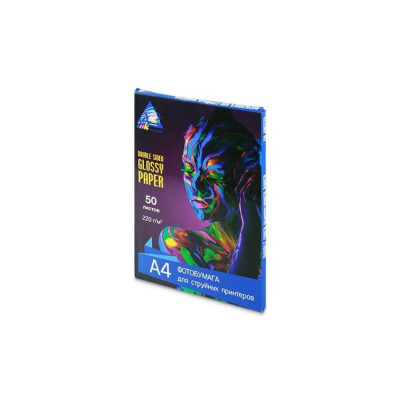 Глянцевая двусторонняя фотобумага INKSYSTEM Glossy Photo Paper 220g A4 50 шт