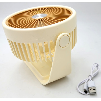 Настольный аккумуляторный вентилятор UKC Portable Fan ZB124A 6376 14 см Желтый (hub_nhk458) Настольный аккумуляторный вентилятор UKC Portable Fan ZB124A 6376 14 см Желтый (hub_nhk458)