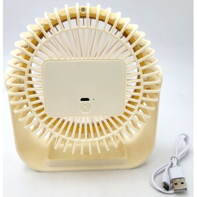 Настольный аккумуляторный вентилятор UKC Portable Fan ZB124A 6376 14 см Желтый (hub_nhk458) Настольный аккумуляторный вентилятор UKC Portable Fan ZB124A 6376 14 см Желтый (hub_nhk458)