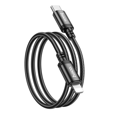 Кабель синхронізації Hoco X89 Wind Type-C to Lightning PD27W 2m Black (36891_3609477)