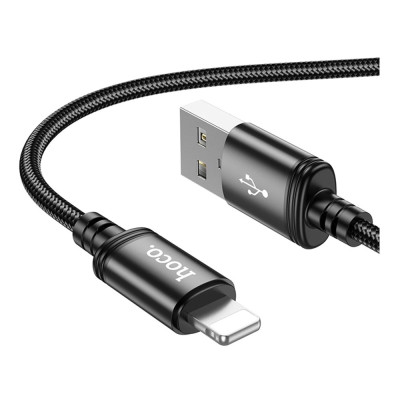 Кабель синхронізації Hoco X89 Wind USB-A to Lightning 2.4A 2m Black (36893_3609479) Кабель синхронізації Hoco X89 Wind USB-A to Lightning 2.4A 2m Black (36893_3609479)