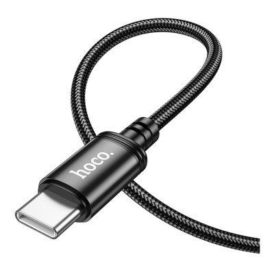 Кабель синхронізації Hoco X89 fast charging 60W/3A Type-C to Type-C 2m Black (36892_3609478) Кабель синхронізації Hoco X89 fast charging 60W/3A Type-C to Type-C 2m Black (36892_3609478)