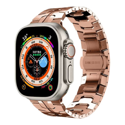 Ремінець Metallic Chain Apple Watch 41/Apple Watch 40/Apple Watch 38mm Rose Gold (37195_3610676)