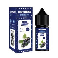 Набор компонентов для самозамеса солевой жидкости Octobar Fresh & Sour Black Currant Черная Смородина 0-65 мг 30 мл (17881)